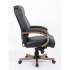 Lorell Wood Base Leather High-back Executive Chair (69590)