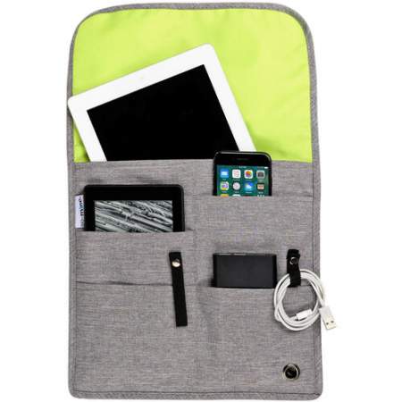 So-Mine Carrying Case Travel Essential - Ash Gray, Lime (SM421)