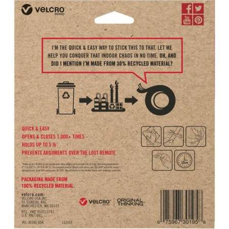 VELCRO Eco Collection Adhesive Backed Tape (30195)