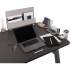 deflecto Standing Desk Desk File Organizer Grey (400003)