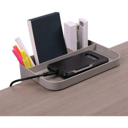 deflecto Standing Desk Large Desk Organizer Grey (400002)