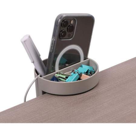 deflecto Standing Desk Small Desk Organizer Grey (400001)