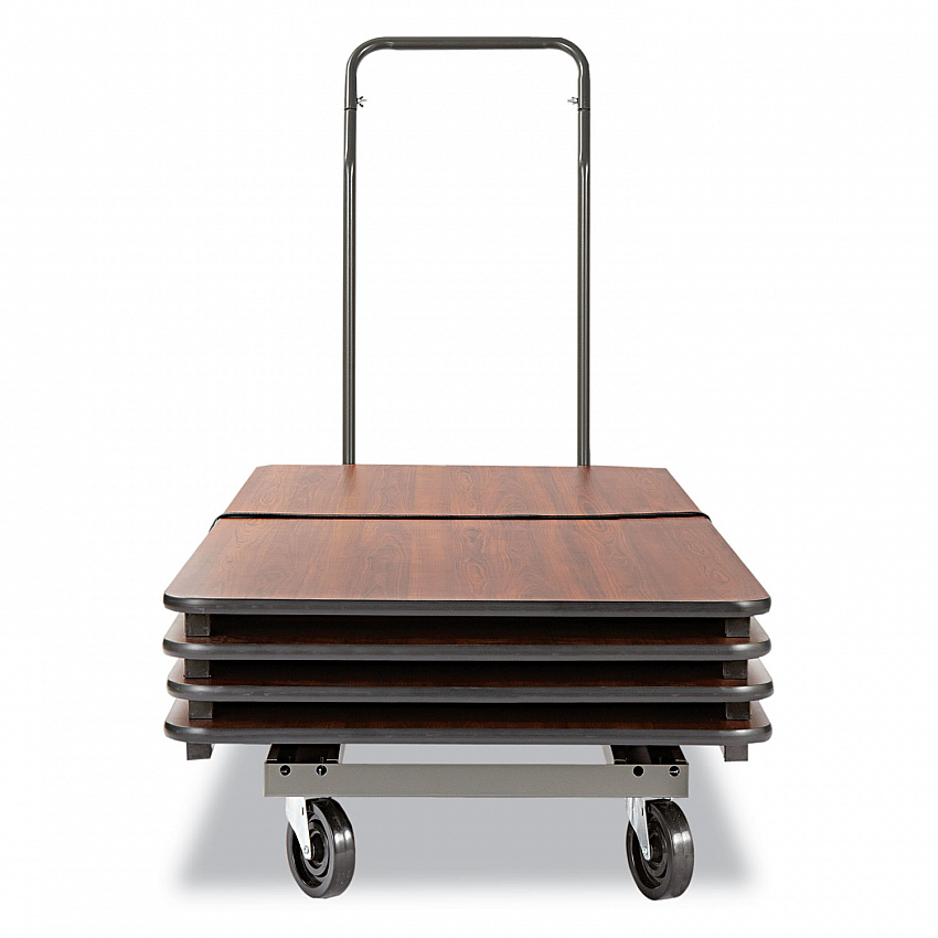 Chair/Table Cart, Metal, 600 lb Capacity, 20.86" x 50.78" to 72.04" x 43.3", Black (FTCART)