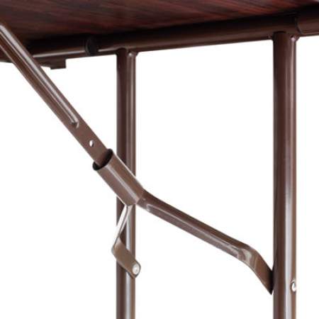 Alera Wood Folding Table, Rectangular, 59.88w x 29.88d x 29.13h, Mahogany (FT726030MY)