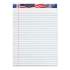 TOPS American Pride Writing Pad, Wide/Legal Rule, Red/White/Blue Headband, 50 White 8.5 x 11.75 Sheets, 12/Pack (75140)