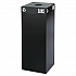 Public Square Recycling Container Lid, Circular Opening, 15.25w x 15.25d x 2h, Black (2988BL)