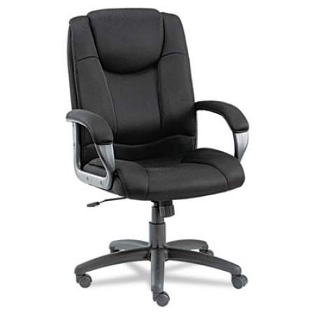 Alera Logan Series Mesh High-Back Swivel/Tilt Chair, Supports Up to 275 lb, 18.11" to 21.65" Seat Height, Black (LG41ME10B)