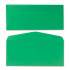Quality Park Colored Envelope, #10, Commercial Flap, Gummed Closure, 4.13 x 9.5, Green, 25/Pack (11135)
