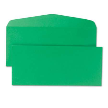 Quality Park Colored Envelope, #10, Commercial Flap, Gummed Closure, 4.13 x 9.5, Green, 25/Pack (11135)