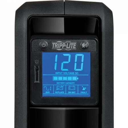 Tripp Lite UPS 650VA 350W Battery Back Up Tower LCD AVR 120V USB (OMNI650LCD)