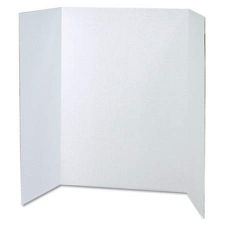 Pacon Spotlight Corrugated Presentation Display Boards, 48 x 36, White, 4/Carton (37634)