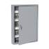 SecurIT Locking Key Cabinet, 100-Key, Steel, Gray, 16 1/2 x 3 x 22 1/2 (94190028)