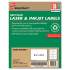 AbilityOne 7530015789299 SKILCRAFT Recycled Laser and Inkjet Labels, Inkjet/Laser Printers, 2.33 x 3.38, White, 8/Sheet, 50 Sheets/Box