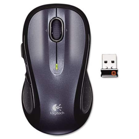 Logitech M510 Wireless Mouse, 2.4 GHz Frequency/30 ft Wireless Range, Right Hand Use, Dark Gray (910001822)