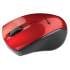 Innovera Mini Wireless Optical Mouse, 2.4 GHz Frequency/30 ft Wireless Range, Left/Right Hand Use, Red/Black (62204)