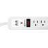 Innovera Surge Protector, 7 Outlets, 4 ft Cord, 1080 Joules, White (71654)