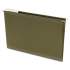Pendaflex Reinforced Hanging File Folders, Legal Size, Straight Tab, Standard Green, 25/Box (4153)
