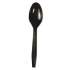 Boardwalk Heavyweight Polystyrene Cutlery, Teaspoon, Black, 1000/Carton (SPOONHWBLA)