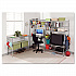 NSF Certified Industrial Four-Shelf Wire Shelving Kit, 48w x 18d x 72h, Silver (SW504818SR)