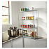 NSF Certified Industrial Four-Shelf Wire Shelving Kit, 48w x 18d x 72h, Silver (SW504818SR)