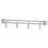 Alera Hook Bars For Wire Shelving, Four Hooks, 18" Deep, Silver, 2 Bars/Pack (SW59HB418SR)