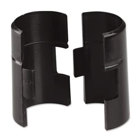 Alera Wire Shelving Shelf Lock Clips, Plastic, Black, 4 Clips/Pack (SW59SLBL)