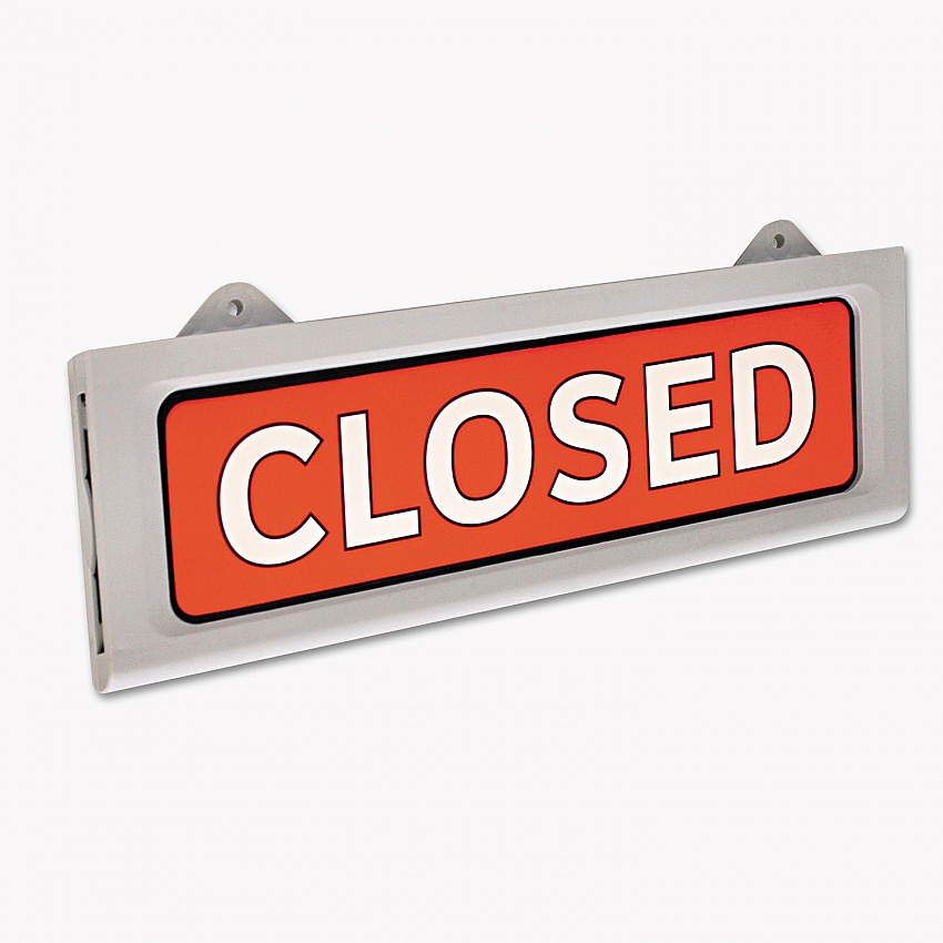 Message/Business Hours Sign, 15 x 20.5, Black/Red (098221)