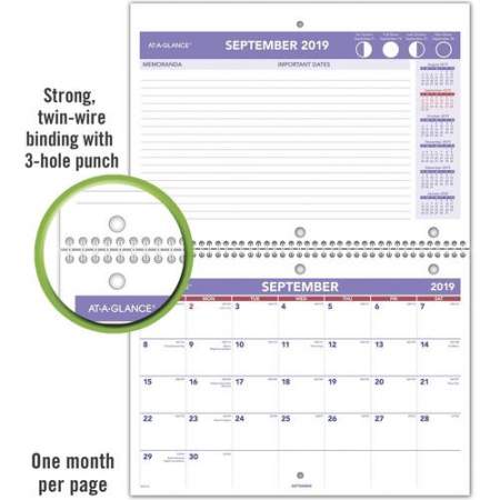 AT-A-GLANCE Academic Monthly Wall Calendar (SK1616)