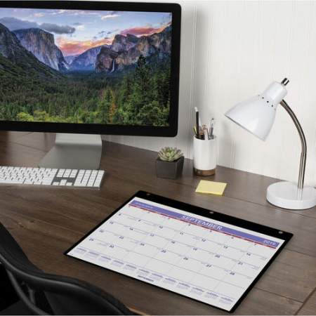 AT-A-GLANCE Academic Monthly Desk/Wall Calendar with Poly Holder (SK700)