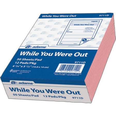 Adams While You Were Out Message Pad (9711D)