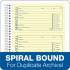 Adams Spiral Bound Service Call Book (SC1155)
