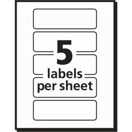 Avery Removable Print or Write Color Coding Labels (5481)
