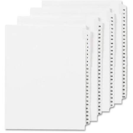 Avery Individual Legal Dividers Allstate(R) Style, Letter Size, Side Tab #82 (82280)