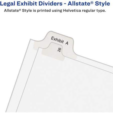 Avery Alllstate Style Individual Legal Dividers (82289)