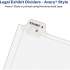 Avery Side Tab Individual Legal Dividers (82392)