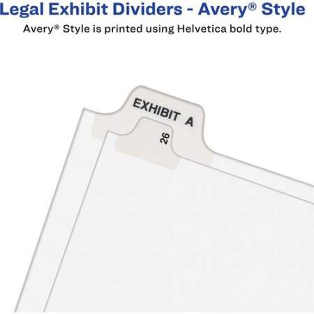 Avery Side Tab Individual Legal Dividers (82417)