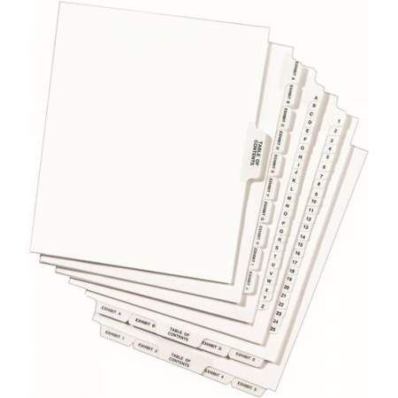 Avery Side Tab Individual Legal Dividers (82417)