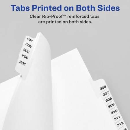 Avery Side Tab Individual Legal Dividers (82437)