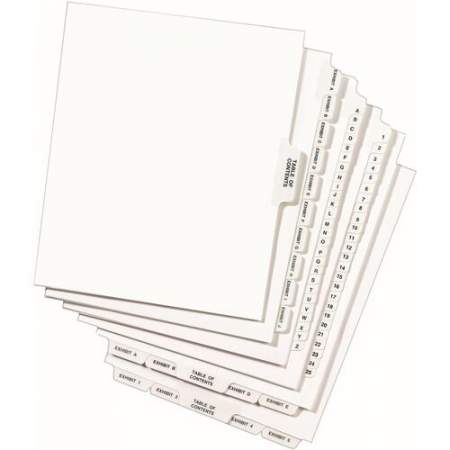 Avery Side Tab Individual Legal Dividers (82438)