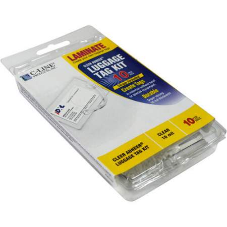 C-Line Super Heavyweight Cleer Adheer Luggage Tag with Straps (65107)
