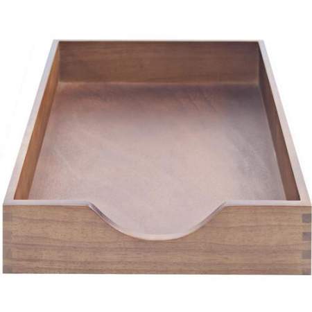 Carver Walnut Finish Solid Wood Desk Trays (CW07212)