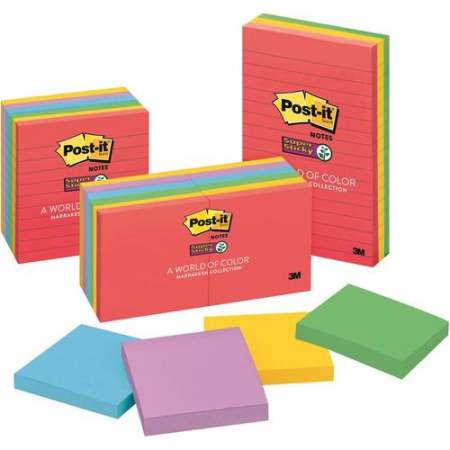 Post-it Super Sticky Note Pads - Marrakesh Collection (3321SSAN)