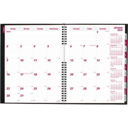 Brownline CoilPro Hard Cover 14-Month Planner (CB1262C.BLK)