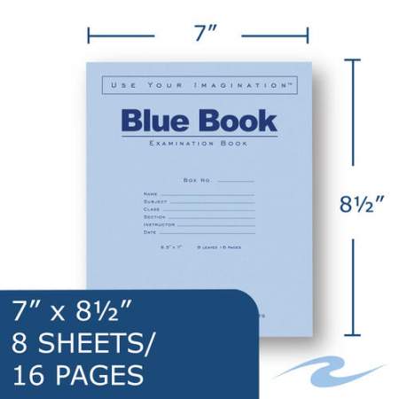 Roaring Spring Blue Book 8-sheet Exam Booklet (77512)