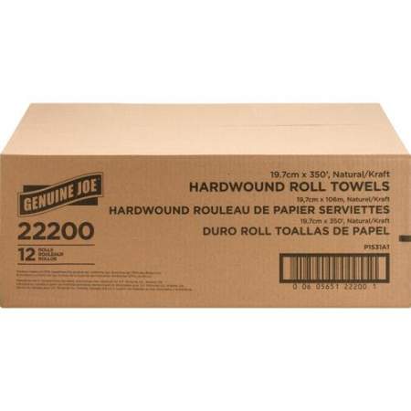 Genuine Joe Embossed Hardwound Roll Towels (75004322)