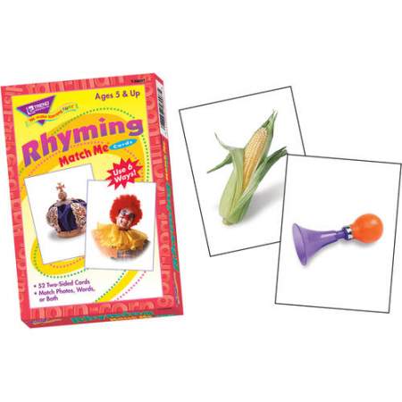 TREND Rhyming Words Match Me Flash Cards (T58007)