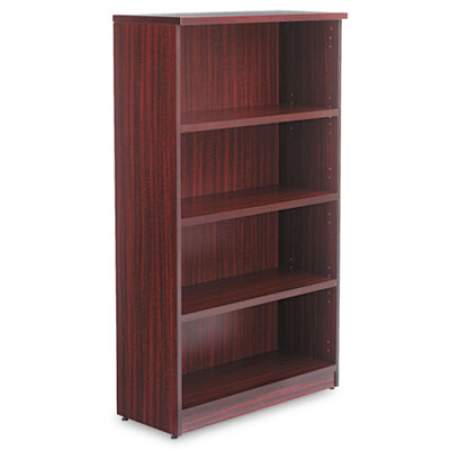 Alera Valencia Series Bookcase, Four-Shelf, 31 3/4w x 14d x 54 7/8h, Mahogany (VA635632MY)