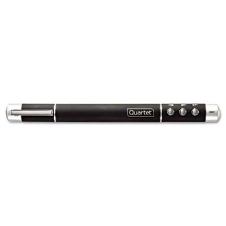 Quartet Wireless Remote and Laser Pointer, Class 2, Projects 655 ft, Black (84502)