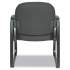 Alera Genaro Series Half-Back Sled Base Guest Chair, 25" x 24.80" x 33.66", Black (RL43C11)