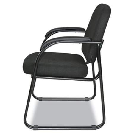 Alera Genaro Series Half-Back Sled Base Guest Chair, 25" x 24.80" x 33.66", Black (RL43C11)